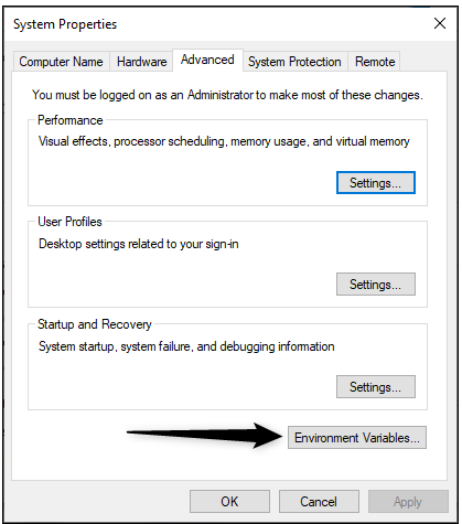 Environment Variables